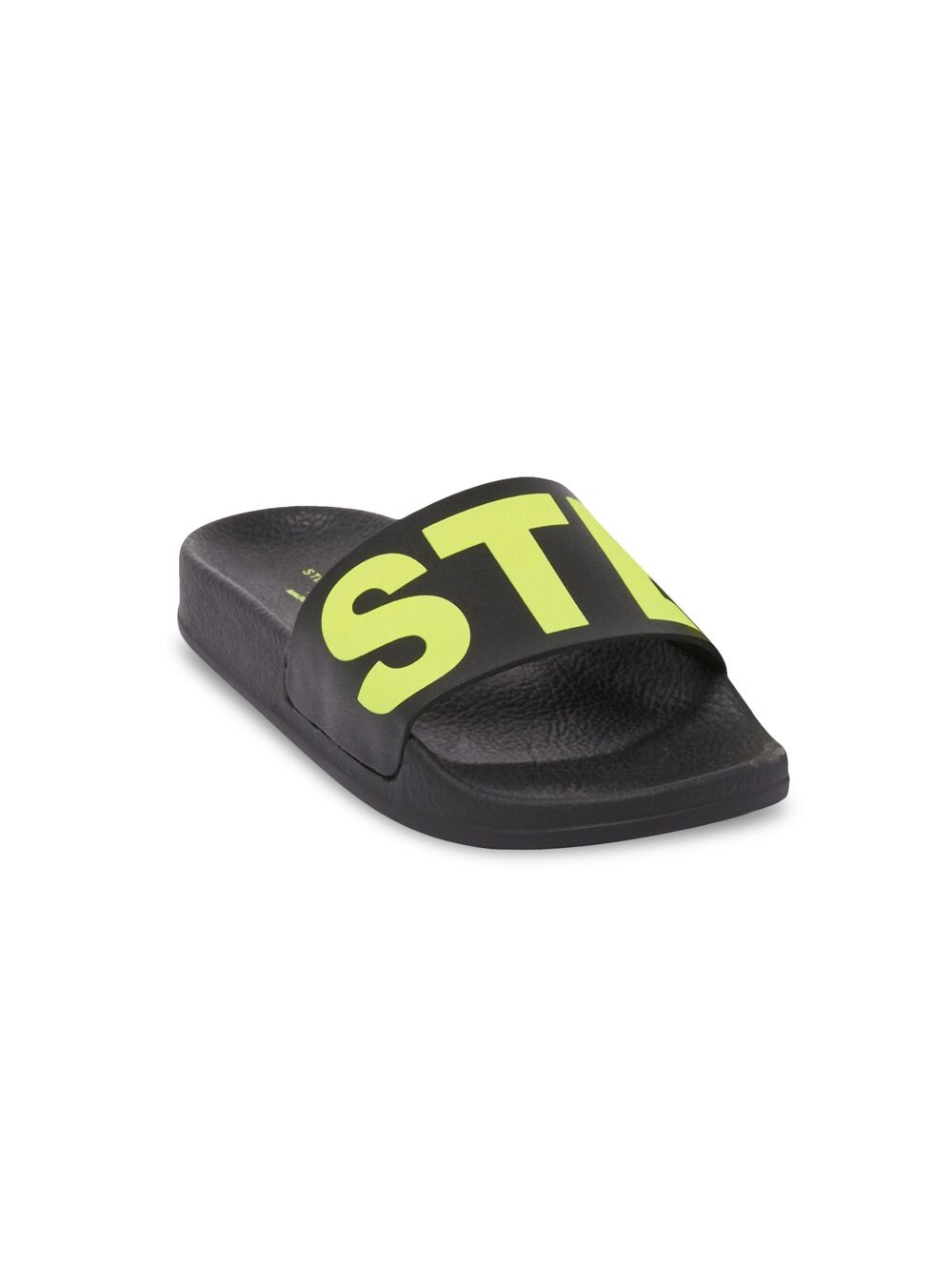 

Детские шлепанцы Alter Nappa с логотипом Stella McCartney Kids, черный