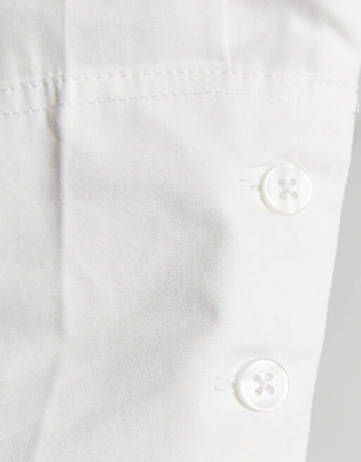 

Белая хлопковая рубашка бойфренда с длинными рукавами ASOS DESIGN Maternity