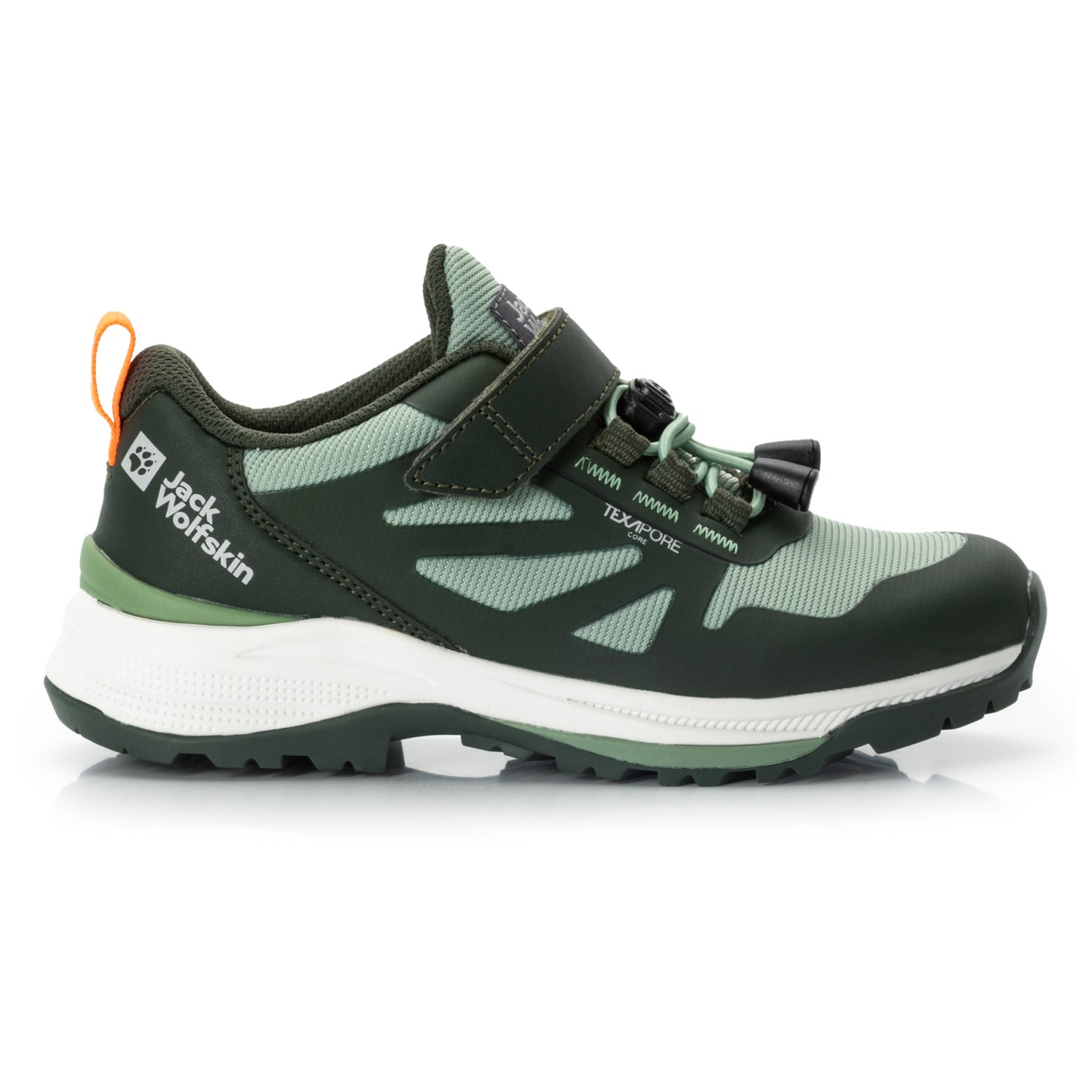 Мультиспортивная обувь Jack Wolfskin Kid's Vili Hiker Texapore Low, цвет Mint Leaf цена и фото