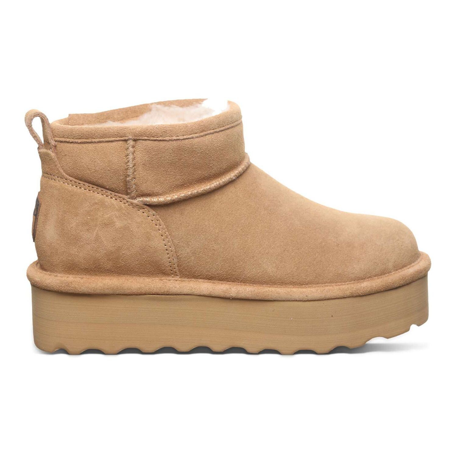 

Короткие женские замшевые зимние ботинки Bearpaw в стиле ретро Bearpaw, черный