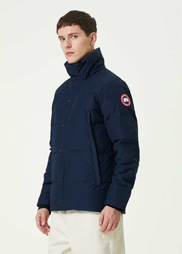 

Темно-синее пальто с капюшоном wyndham Canada Goose, Синий