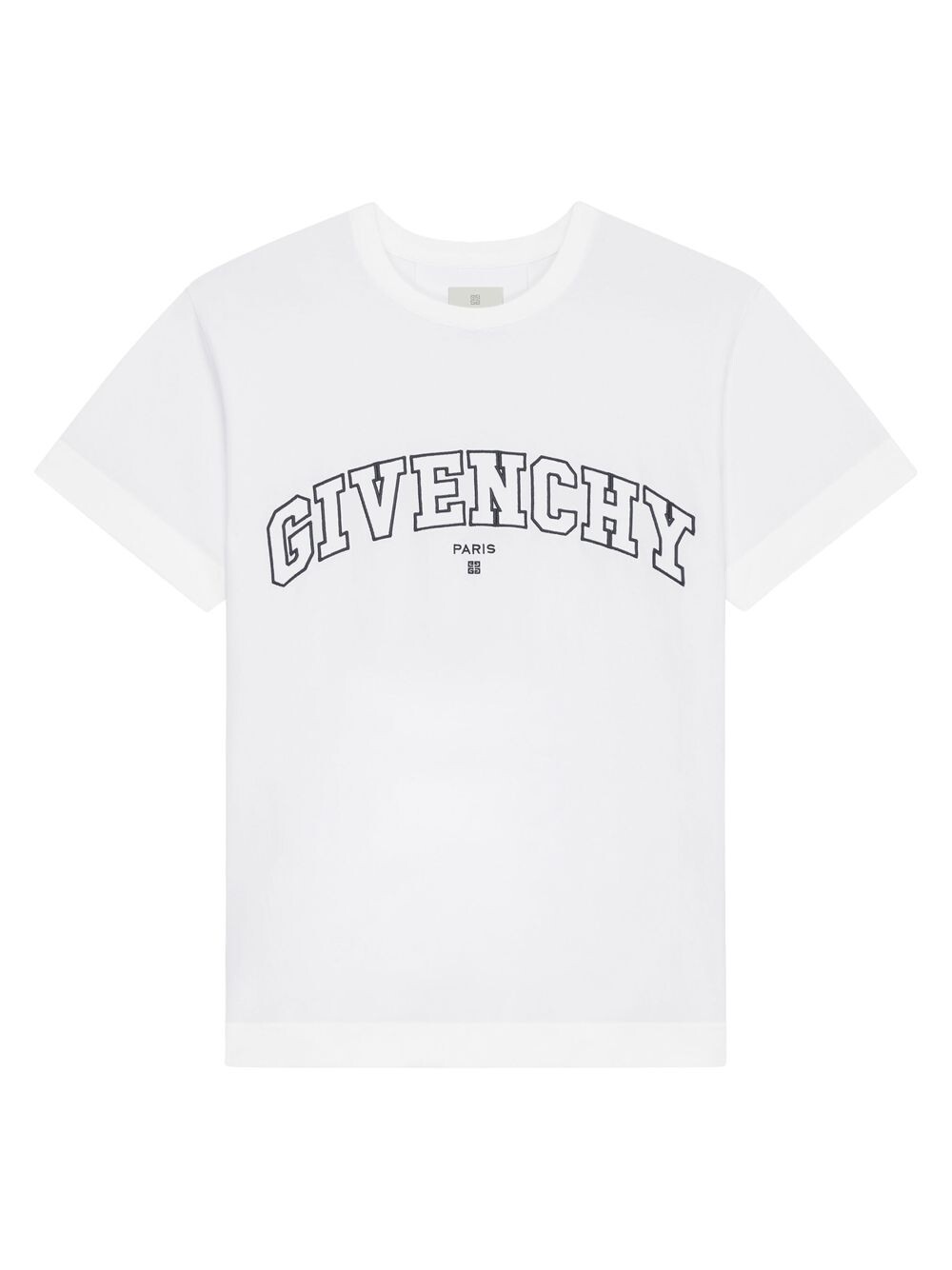 

Футболка классического кроя College с вышитым логотипом Givenchy, белый