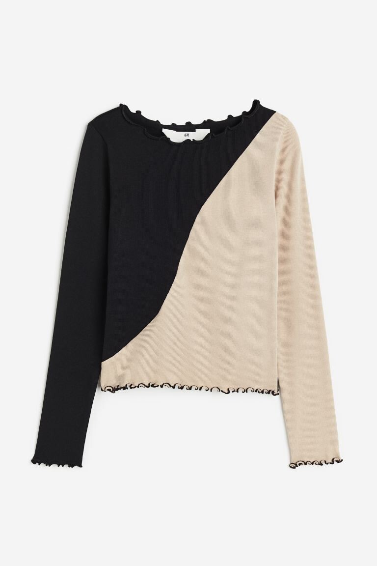 

Детальный топ оверлока H&M
