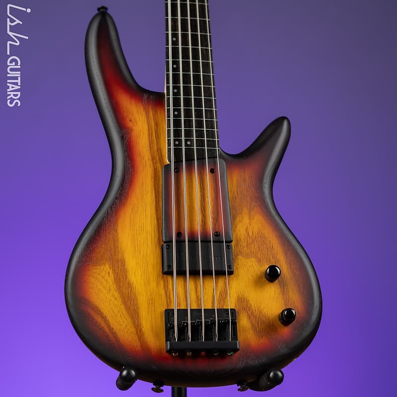 

Басс гитара Ibanez GWB205 Gary Willis Signature 5-String Fretless Bass Tequila Sunrise Flat