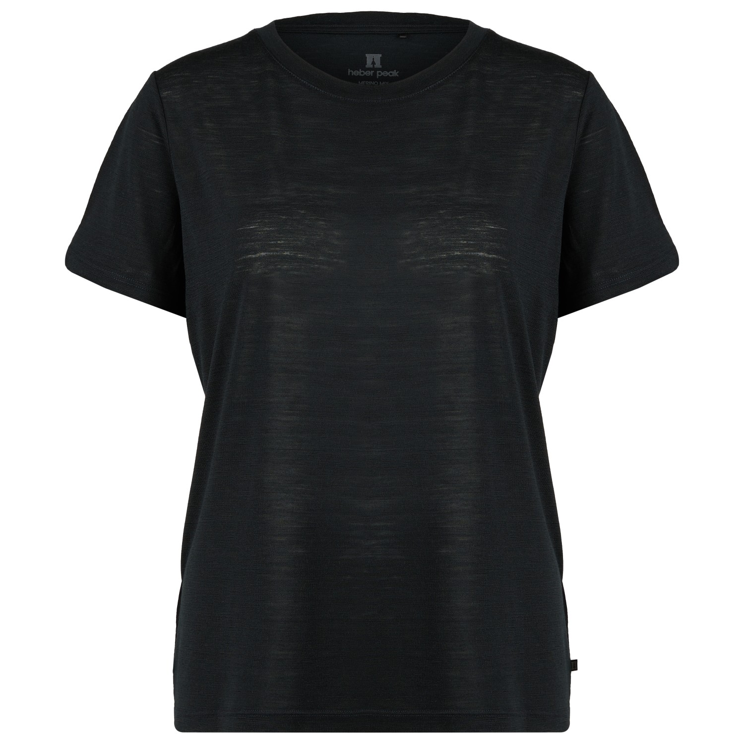 Рубашка из мериноса Heber Peak Women's MerinoMix150 PineconeHe T Shirt, черный