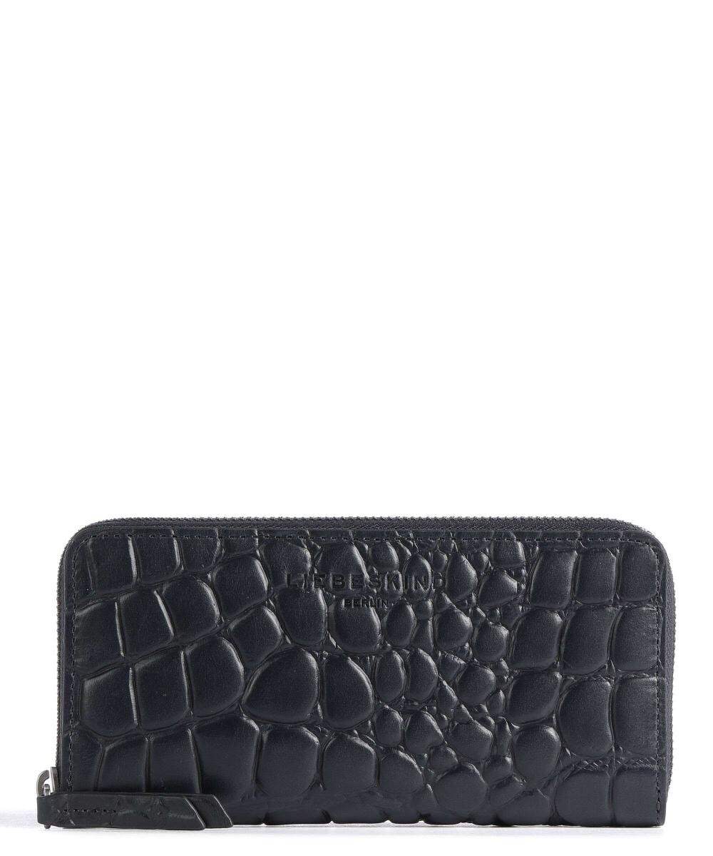 

Croco Waxy Кошелек Croco Gigi из тисненой кожи Liebeskind, синий