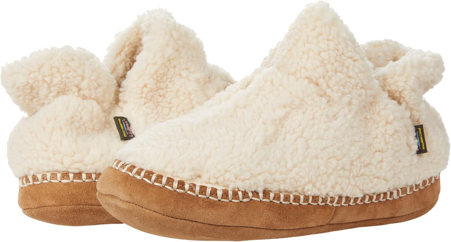 Тапочки Cozy Slipper Bootie L.L.Bean, цвет Natural