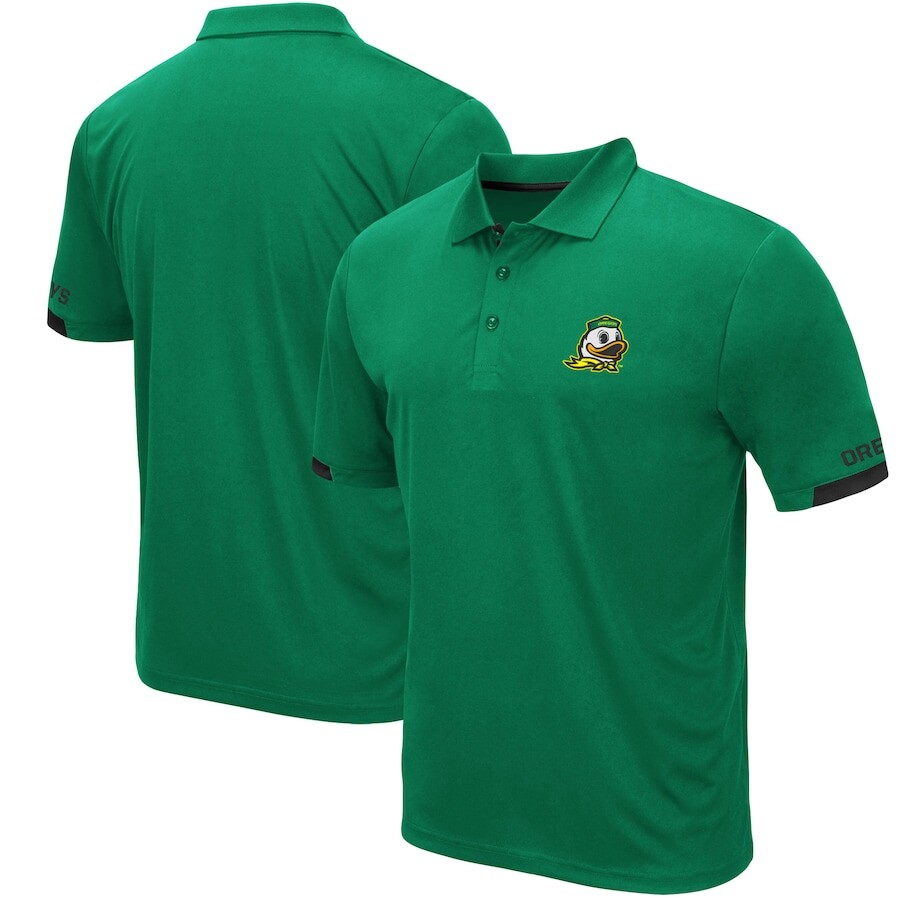 

Поло с коротким рукавом Colosseum Oregon Ducks, зеленый