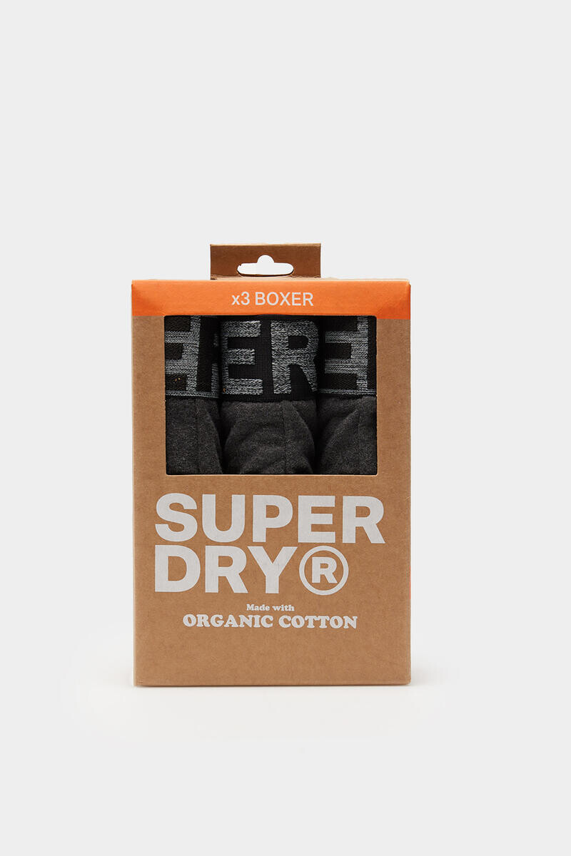 

Тройной пакет боксеров Superdry, черный