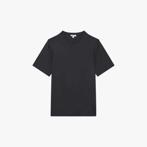 

Футболка Holt из эластичного джерси с короткими рукавами Reiss, цвет charcoal