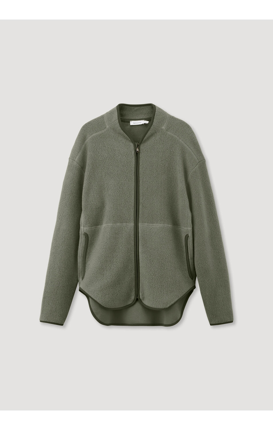 

Куртка Hessnatur Fleece Jacke, оливковый