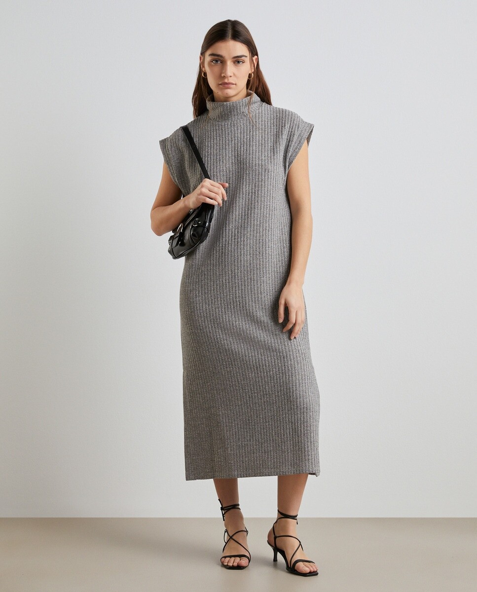 

платье миди с люрексом Easy Wear, серебро