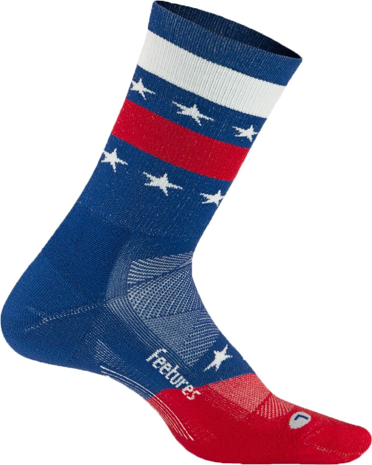 

Носки Elite Low Cushion Mini Crew USA Feetures, синий