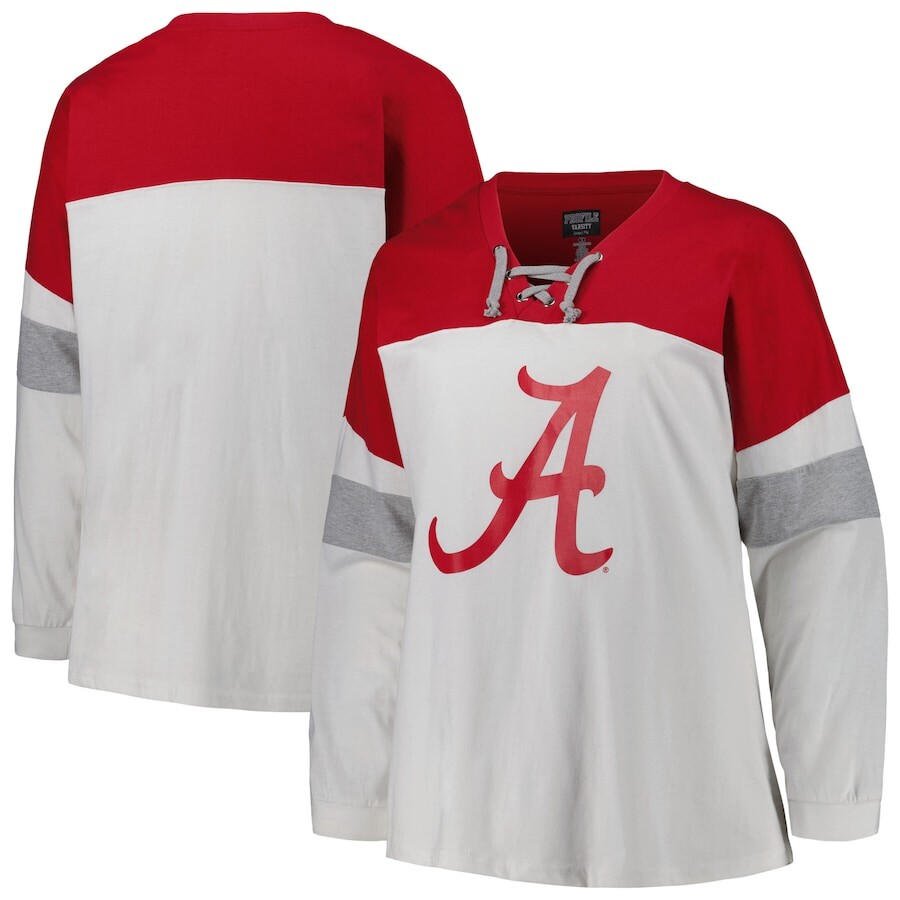

Футболка с длинным рукавом Profile Alabama Crimson Tide, белый