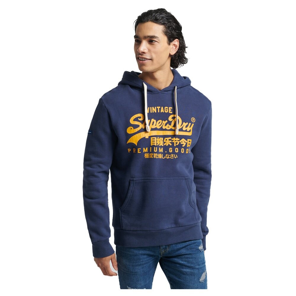 

Худи Superdry Vintage Logo Heritage, синий