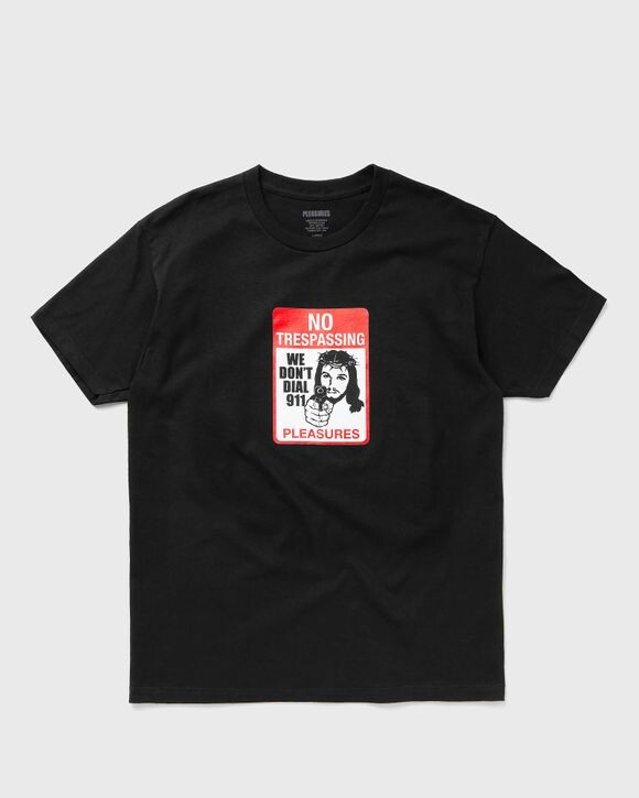 

Футболка Pleasures Trespass T-Shirt, черный