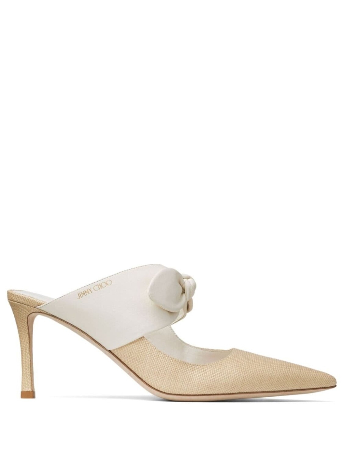 

Плетеные мюли Rali 75 Jimmy Choo, бежевый