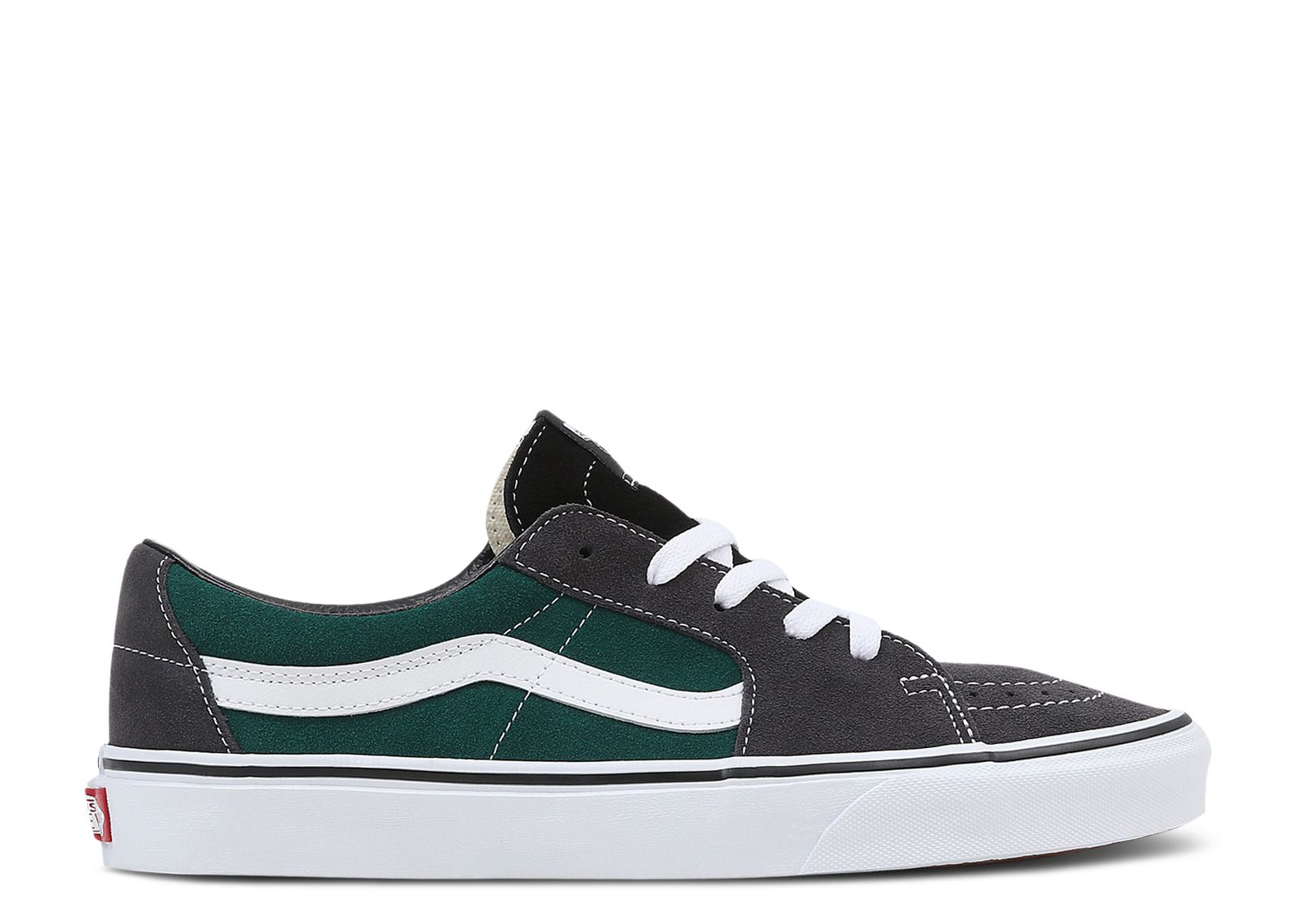 

Кроссовки Vans Sk8-Low 'Charcoal Jungle Green', зеленый