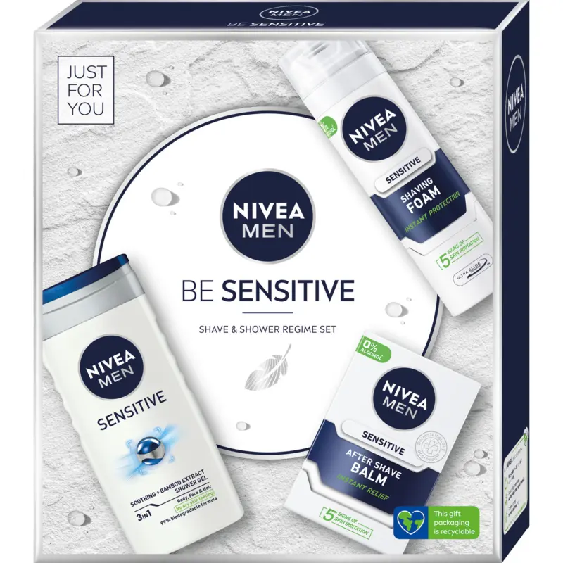 

Nivea Be Sensitiveбритвенный набор для мужчин, 1 шт.