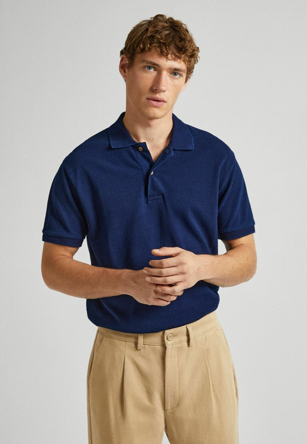 

Поло Pepe Jeans, синий индиго