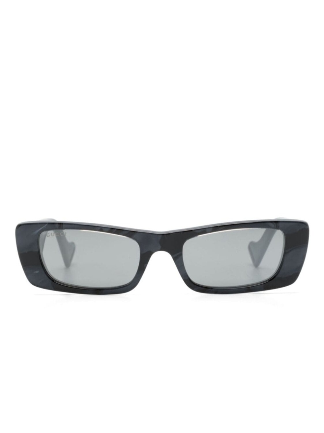 

Gucci Eyewear солнцезащитные очки в прямоугольной оправе, черный