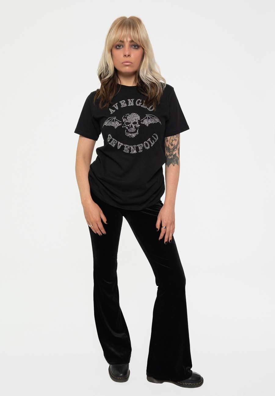

Футболка с принтом AVENGED SEVENFOLD DIAMANTE DEATHBAT Paradiso Clothing, черный