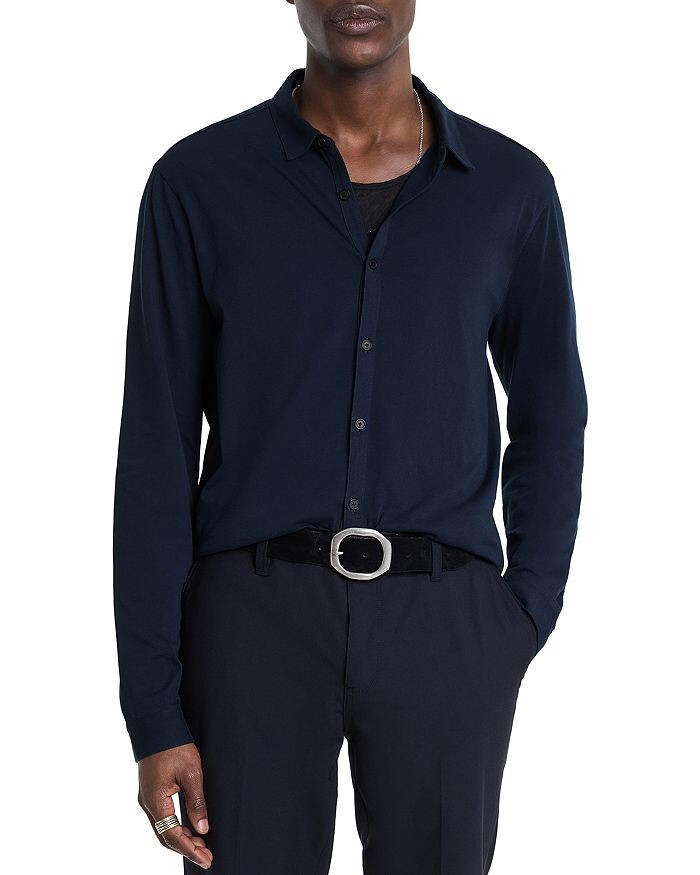 

Трикотажная рубашка John Varvatos Levi, синий