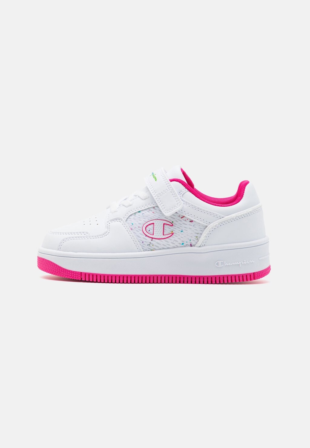 

Низкие кеды Rebound Platform Abstract Unisex Champion, цвет white/fuchsia