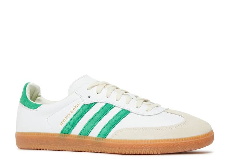 Adidas samba sale og white green