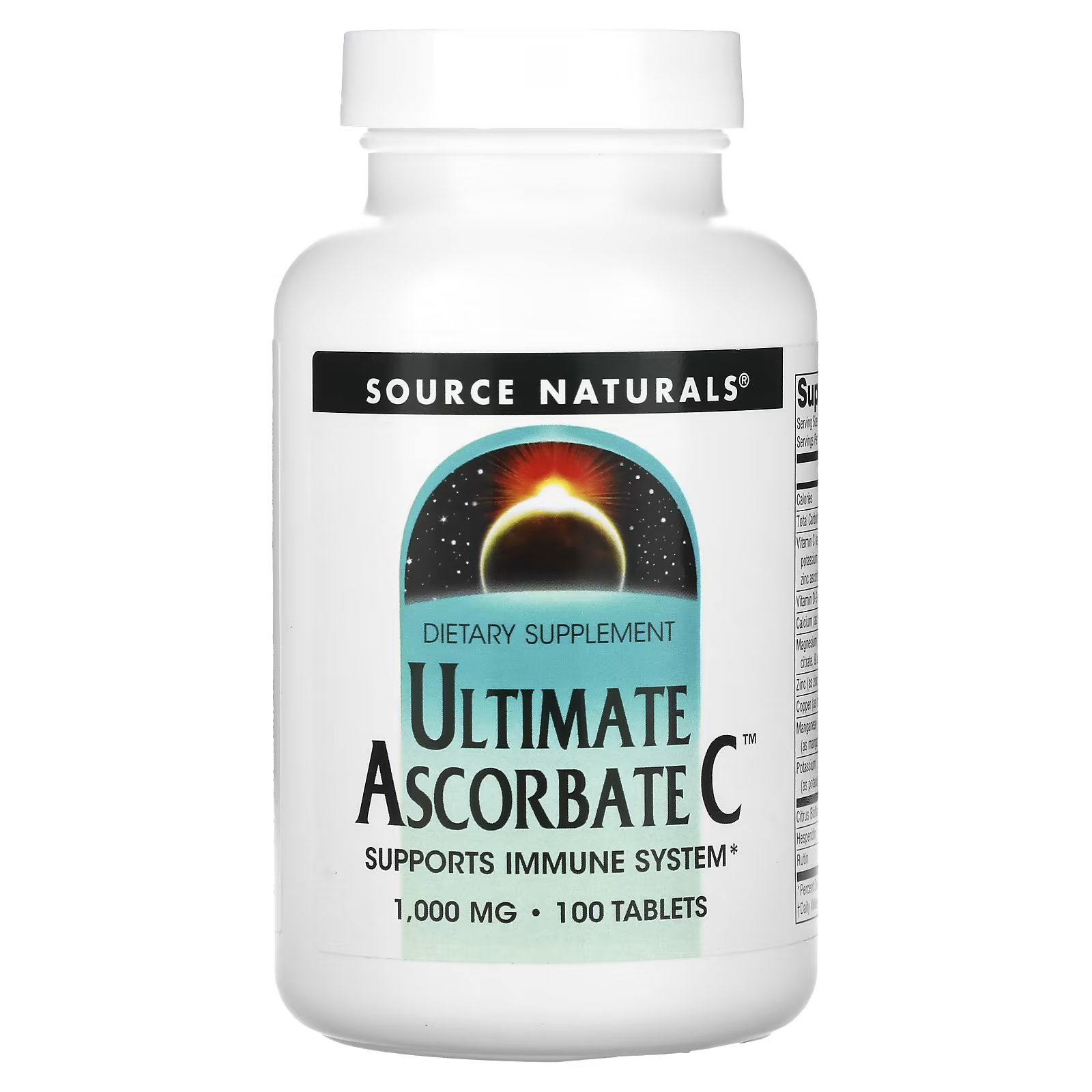 Витамин C аскорбат Source Naturals Ultimate 1000 мг, 100 таблеток