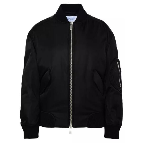 

Куртка nylon bomber jacket Off-White, черный