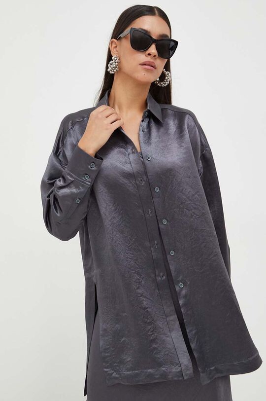 

Рубашка Max Mara Leisure, серый
