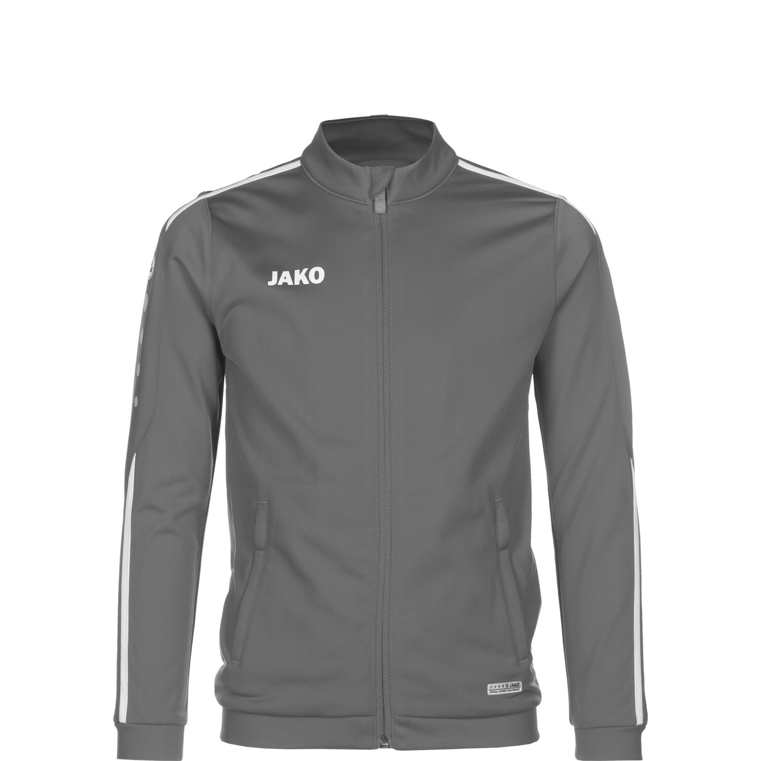 

Толстовка Jako Trainingsjacke Striker 2.0, цвет grau/weiß