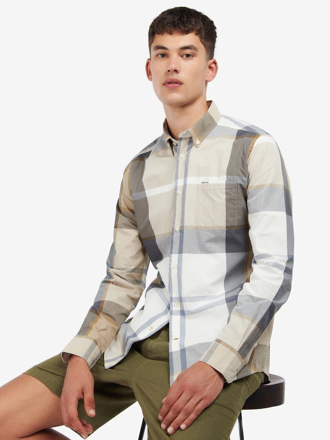 

Индивидуальная рубашка Barbour Harris, тартан Amble Sand