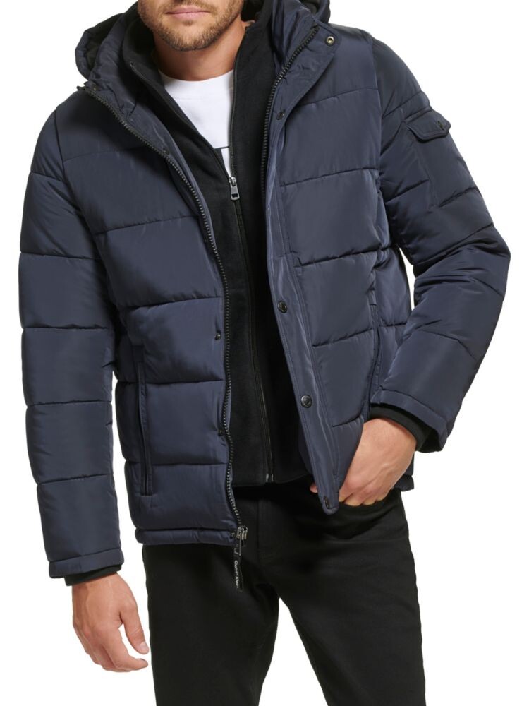 

Куртка-пуховик с капюшоном Polar Calvin Klein, цвет True Navy