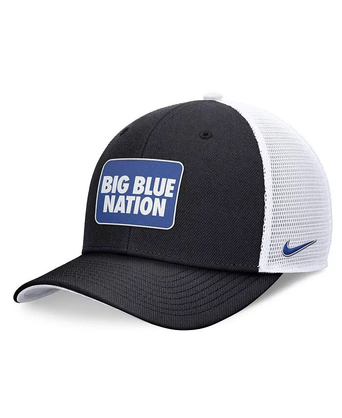 

Мужская черно-белая регулируемая шляпа Kentucky Wildcats Local Trucker Nike, мультиколор