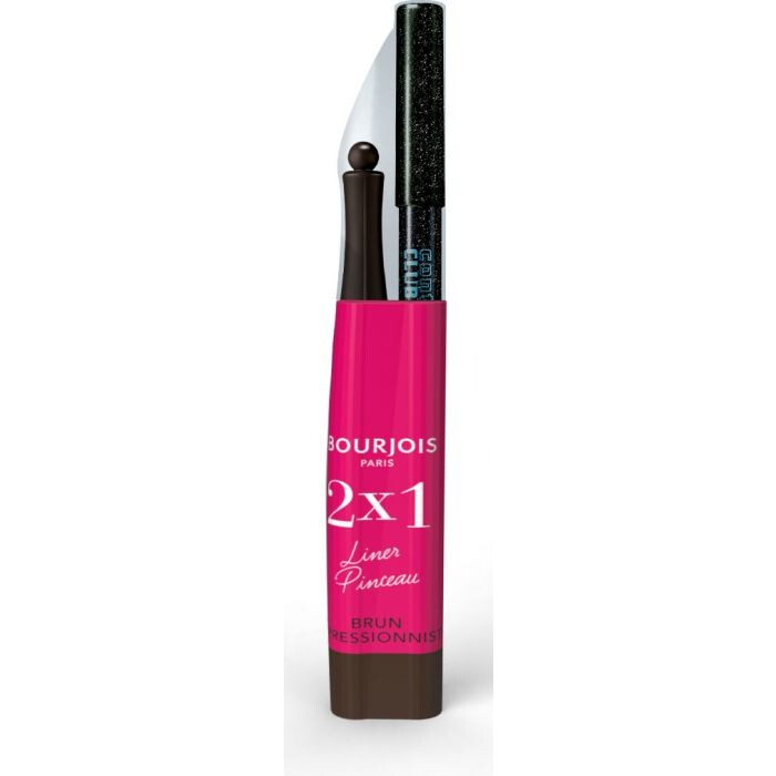 

Набор косметики Eyeliner Liner Pinceau + Lápiz de Ojos Contour Clubbing Bourjois, 2 BRUN IMPRESSIONNISTE + 48 ATOMIC BLACK