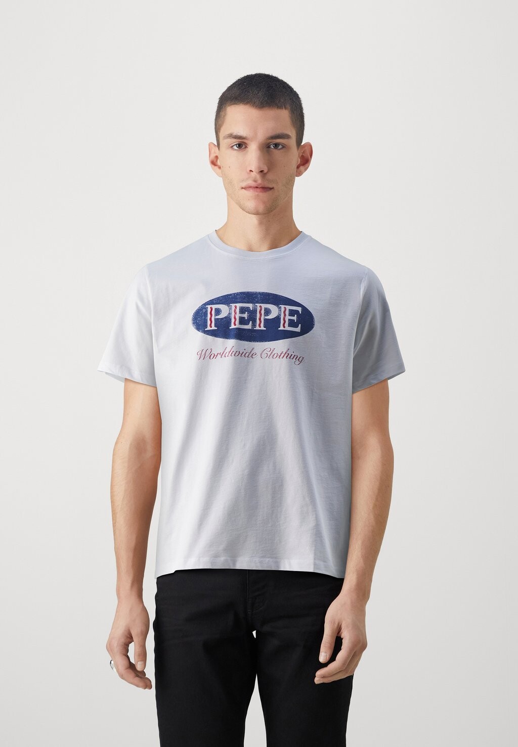 

Футболка с принтом UNISEX Pepe Jeans, белый