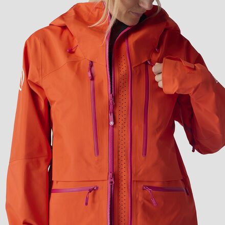Куртка Cardiac GORE-TEX PRO женская Backcountry, цвет Mandarin Red