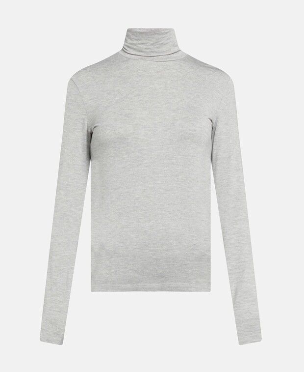 

Топ с длинными рукавами Max Mara, светло-серый
