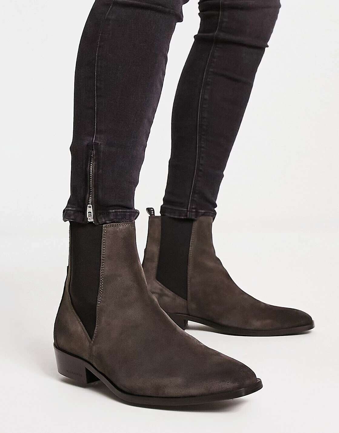 

Серые замшевые ботинки челси All Saints Markus AllSaints