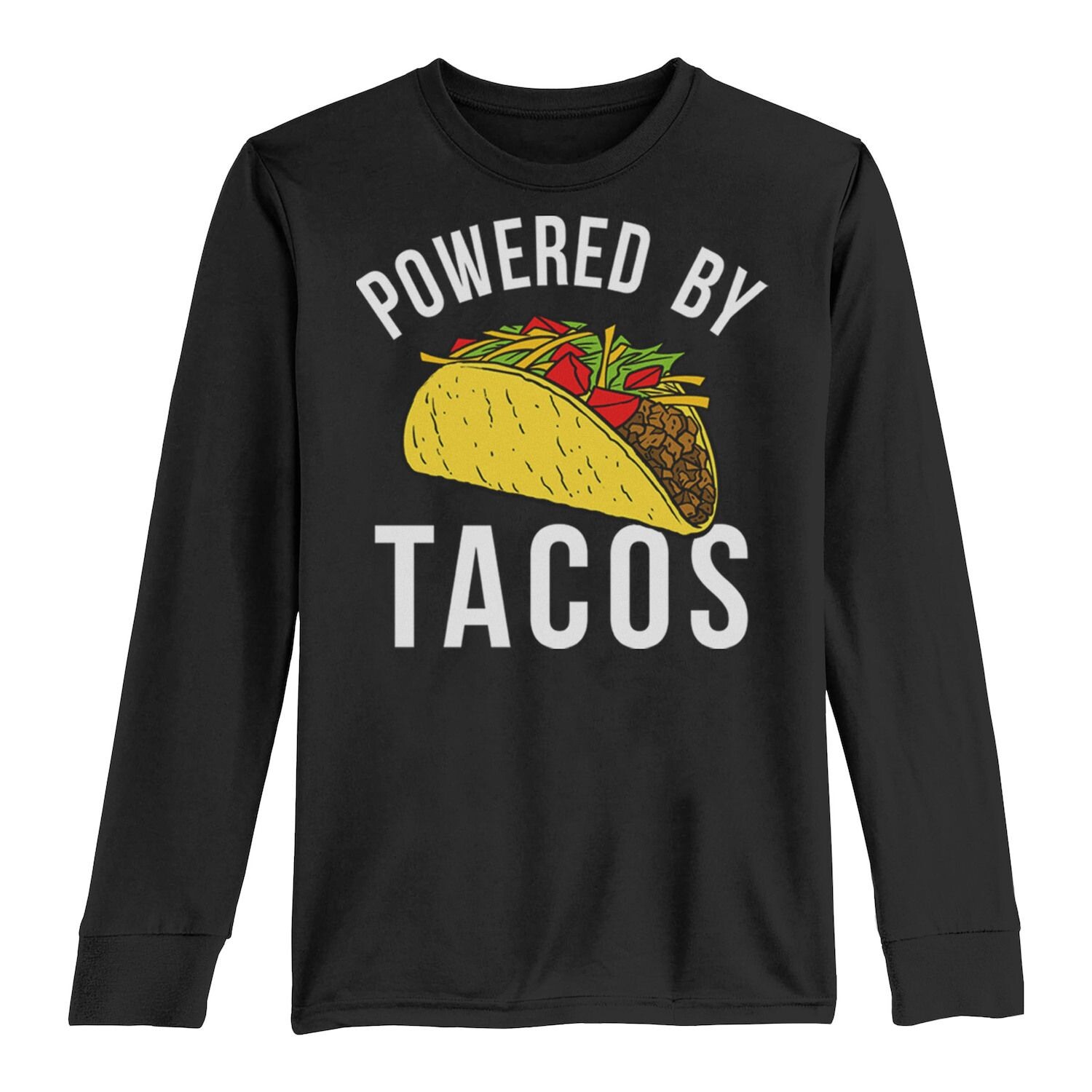 

Футболка Powered By Tacos с длинными рукавами для мальчиков 8–20 лет Licensed Character