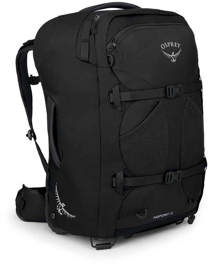 цена Дорожный рюкзак Farpoint 36 на колесиках — мужской Osprey, черный