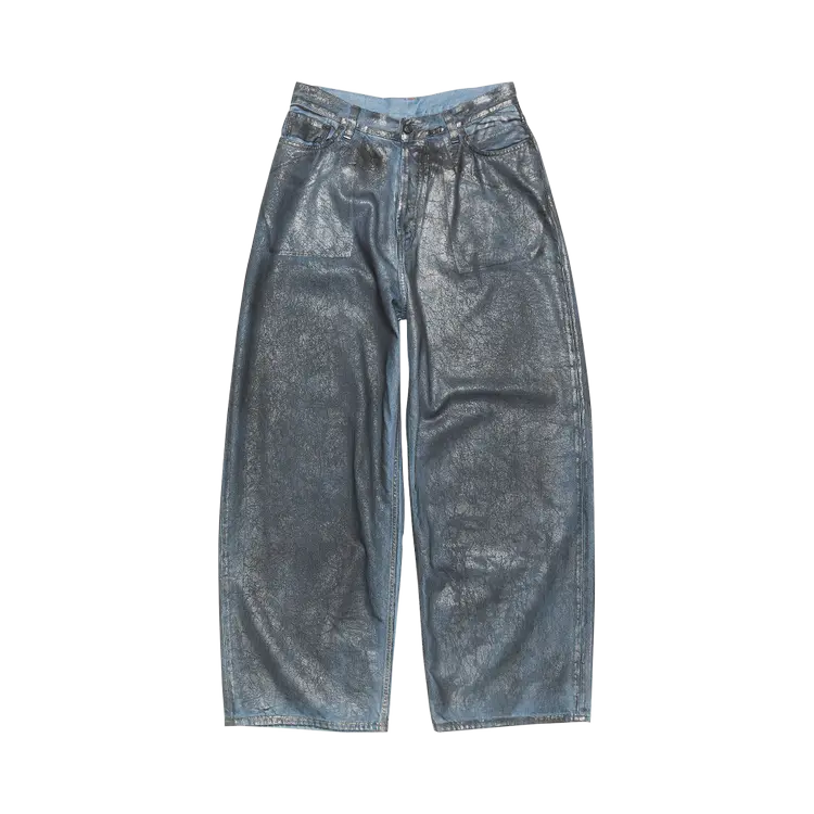 

Джинсы Acne Studios Metallic 'Silver/Blue', серебряный