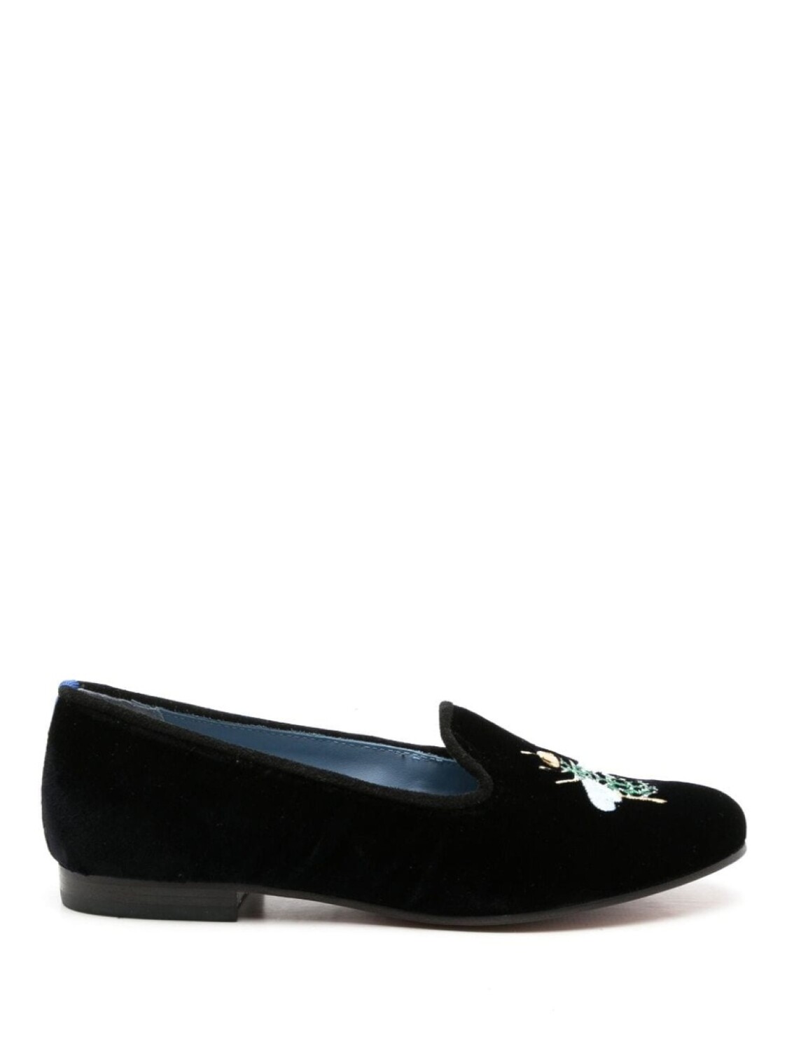 

Blue Bird Shoes лоферы с вышивкой, черный