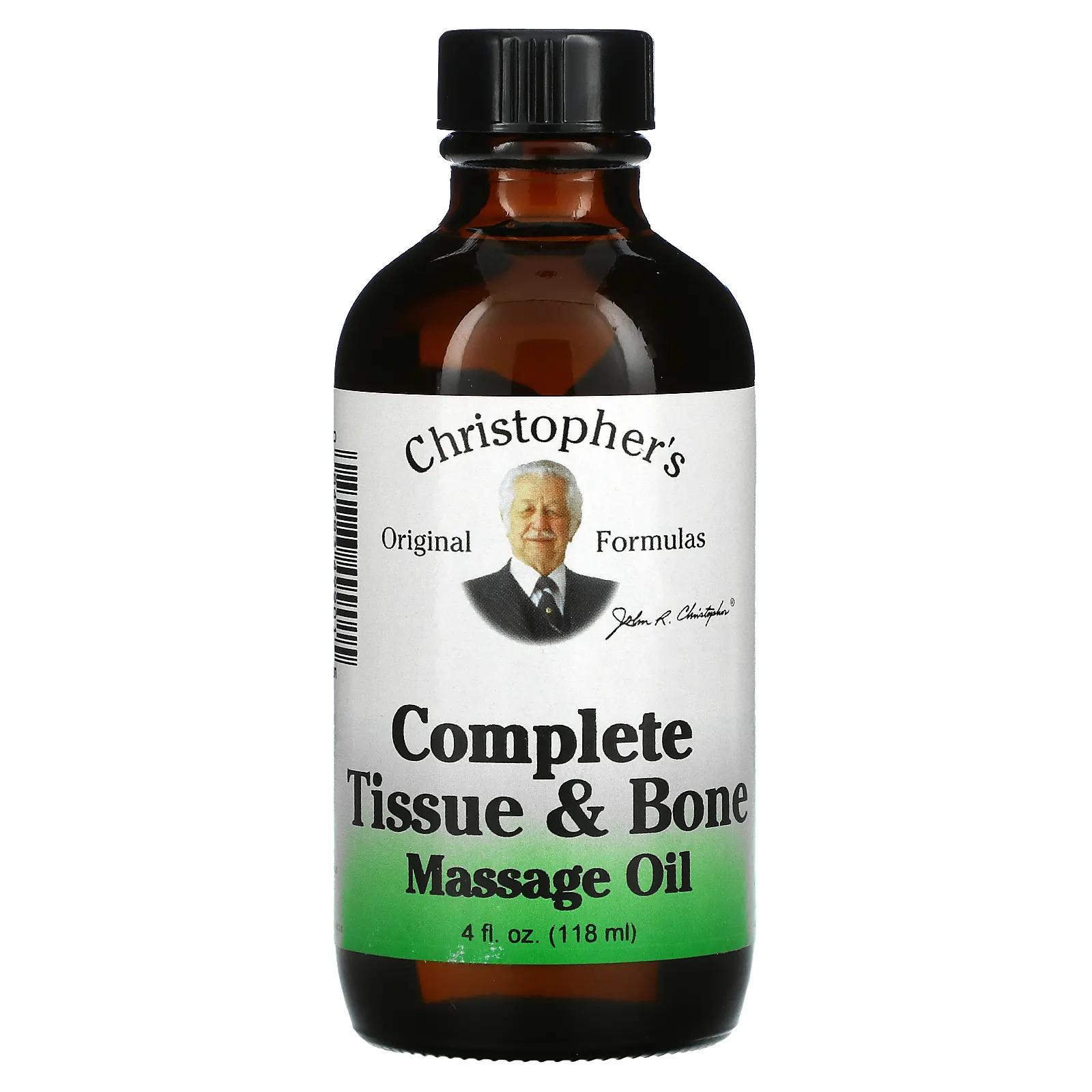 Christopher's Original Formulas Complete массажное масло для тканей и костей 4 жидкие унции (118 мл)
