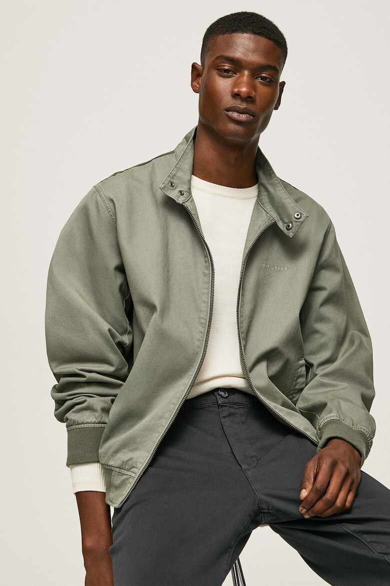 

Куртка Харрингтон на молнии Pepe Jeans London, зеленый