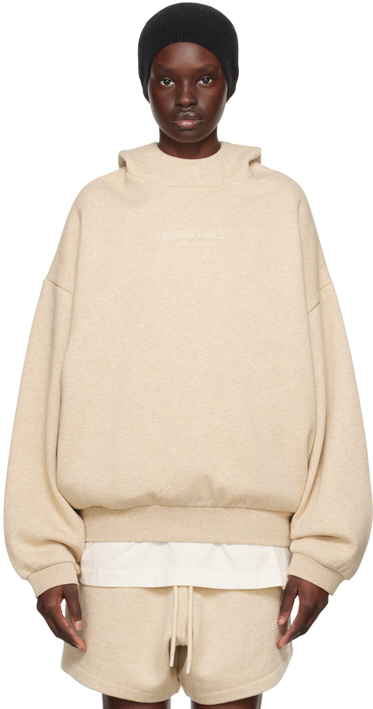 

Бежевый худи на бондаже Fear of God ESSENTIALS