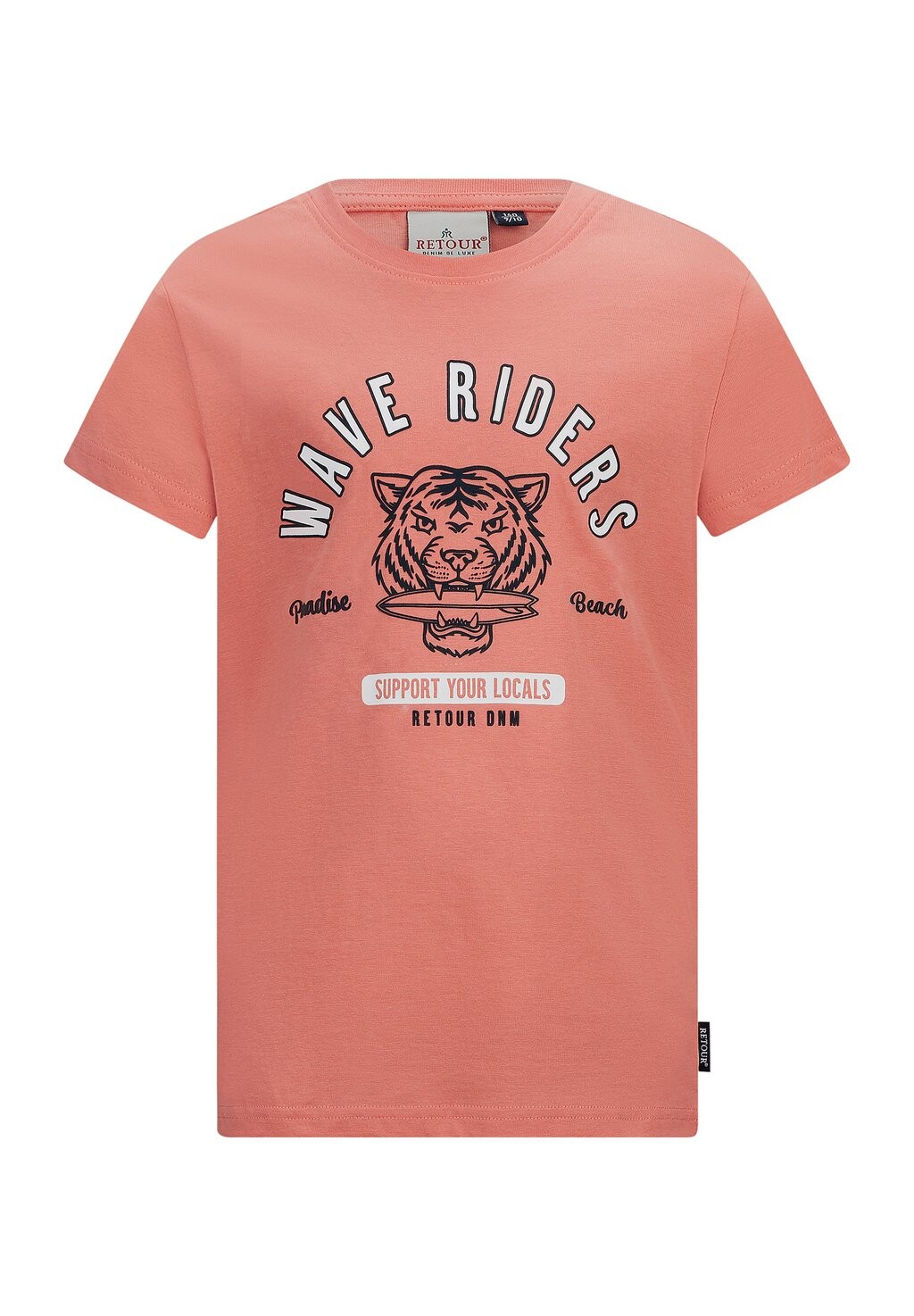 

Футболка с принтом RAOUL Retour Jeans, цвет fresh coral