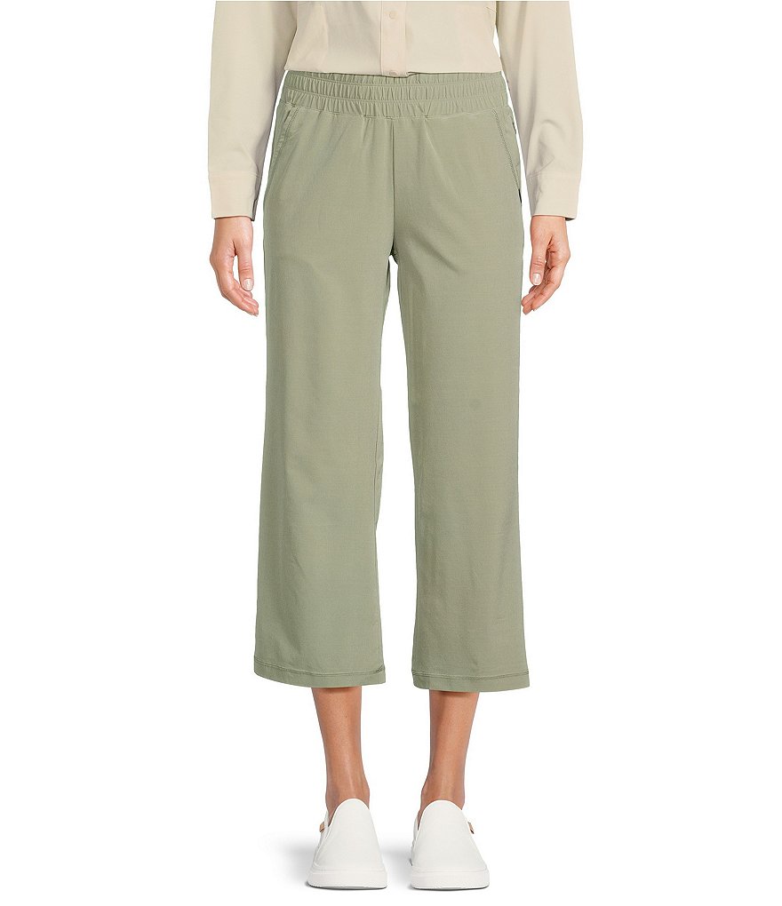 PrAna Railay UPF 50+ Широкие брюки из эластичной ткани со средней посадкой, зеленый широкие брюки railay prana зеленый